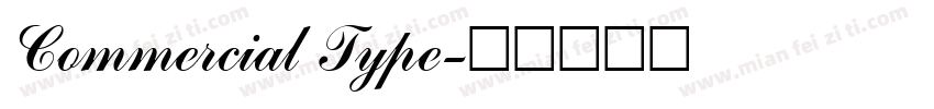 Commercial Type字体转换